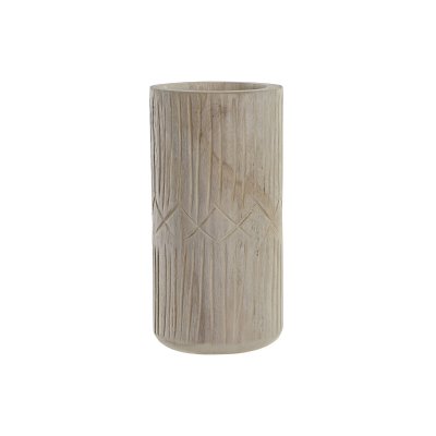 Vas DKD Home Decor Naturell Paulowniaträ (15 x 15 x 30 cm)
