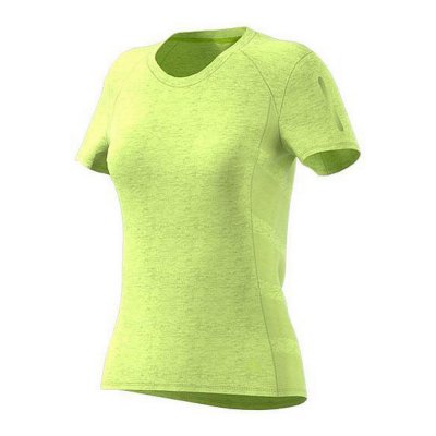 T-shirt med kortärm Dam Adidas FR SN 37C SS W CG1084 Gul (Storlek: L)