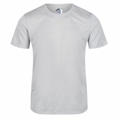 T-shirt med kortärm Herr Regatta Regatta Fingal Edition Ljusgrå (Storlek: L)