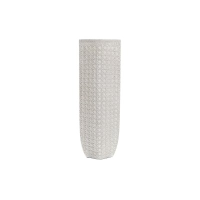 Vas DKD Home Decor Vit Harts Modern (17 x 10 x 47 cm)