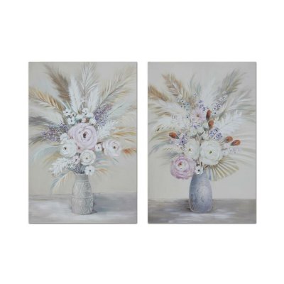 Tavla DKD Home Decor Vas (80 x 2,8 x 120 cm) (2 antal)