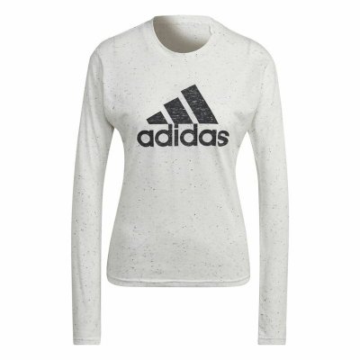 Långärmad t-shirt Dam Adidas Future Icons Winners 3 Vit (Storlek: XL)
