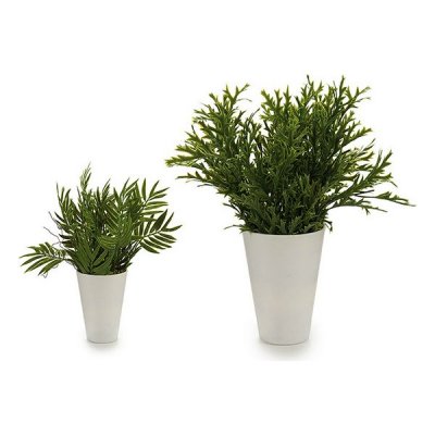 Kruka �S3602947 Grön Plast (13 x 25 x 13 cm)