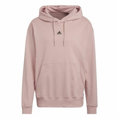 Tröja med huva Herr Adidas Essentials Rosa (Storlek: M)