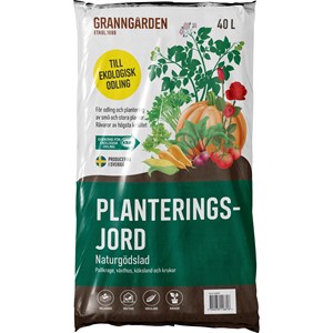 Planteringsjord Granngården Naturgödslad KRAV, 40 l