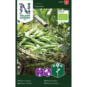Fröer Nelson Garden Bondböna Express Organic
