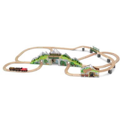 Melissa & Doug Mountain Tunnel Tågset 10611