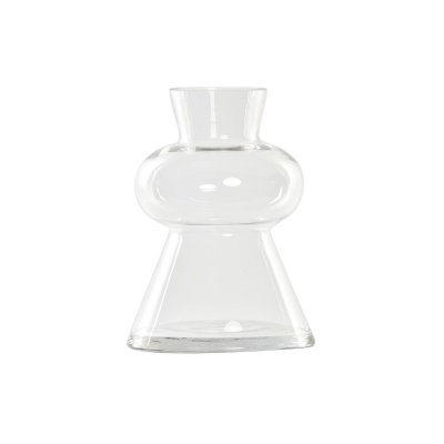 Vas DKD Home Decor Glas Transparent Modern (17 x 17 x 23 cm)