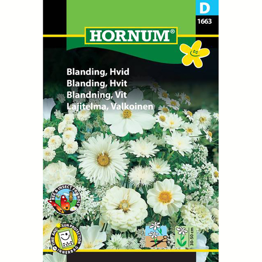 Blomstermix vit