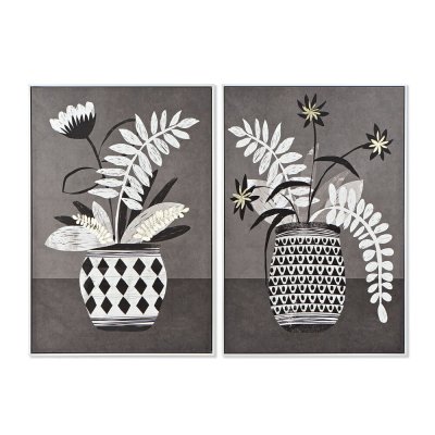 Tavla DKD Home Decor Vas Modern (83 x 4,5 x 123 cm) (2 antal)