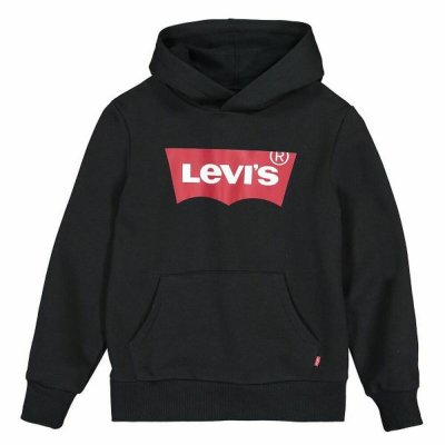 Tröja med huva Unisex Levi's S KNIT TOP 9E8778 023 Svart (Storlek: 16 år)