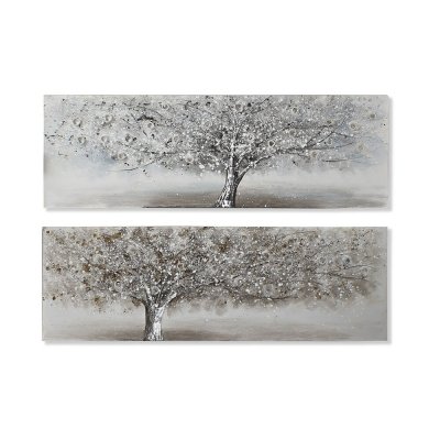 Tavla DKD Home Decor Träd (150 x 3 x 50 cm) (2 antal)