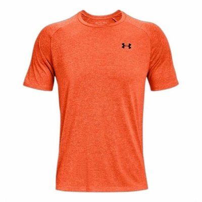 Sporttröja med ärmar Under Armour Tech 2.0 Orange (Storlek: L)