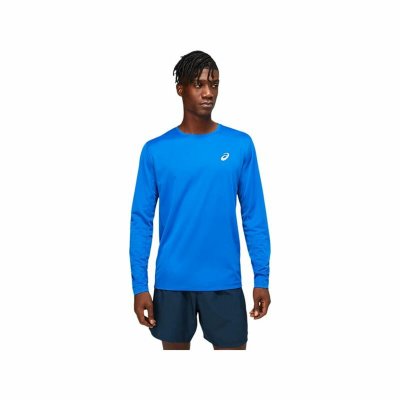 T-shirt med lång ärm Herr Asics Core SS Top Blå (Storlek: L)