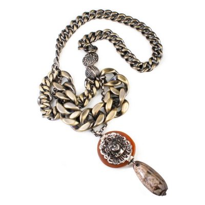Damhalsband Folli Follie 4N1B115EB (60 cm)