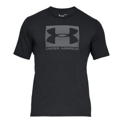 T-shirt med kortärm Herr Under Armour BOXED SPORTSTYLE Svart (Storlek: L)