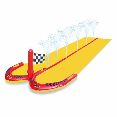 Vattenrutschbana Racing Sprinkler Swim Essentials Gul
