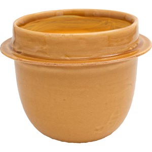 Kruka med kant Ø15 cm, Ockra