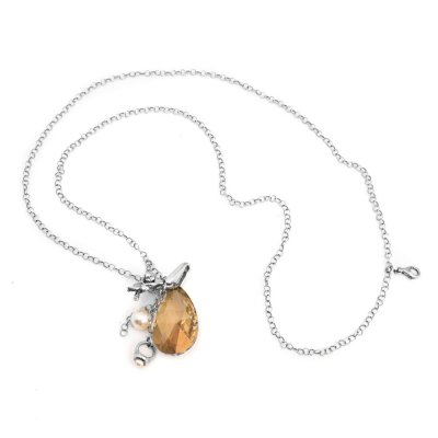 Damhalsband Folli Follie 3N7S134YFW (55 cm)
