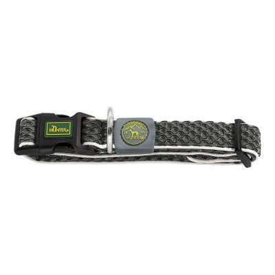 Hundhalsband Hunter Basic Tråd Storlek M Antracitgrå (33-50 cm)