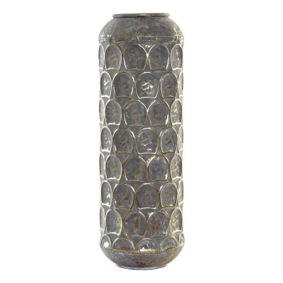 Vas DKD Home Decor Grå Metall Orientalisk (19 x 19 x 47 cm)