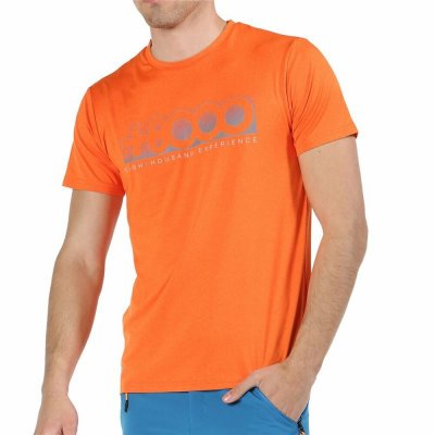 T-shirt med kortärm Herr mas8000 Dore Orange (Storlek: L)