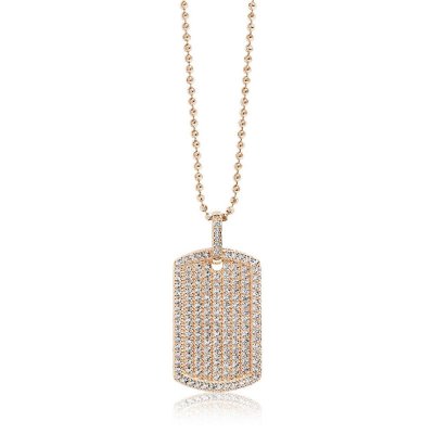Damhalsband Sif Jakobs P1014-CZ-YG45 (25 cm)