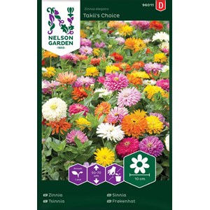 Fröer Nelson Garden Zinnia Takii's Choice