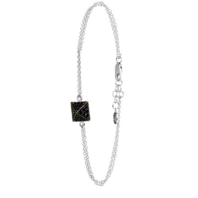 Damarmband Sif Jakobs B1851-BK-070 Grå Sterlingsilver (16 - 18 cm)