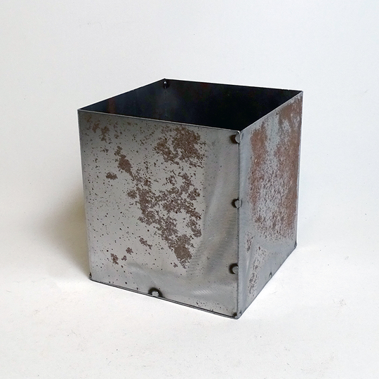 Kruka kvadrat rost, small