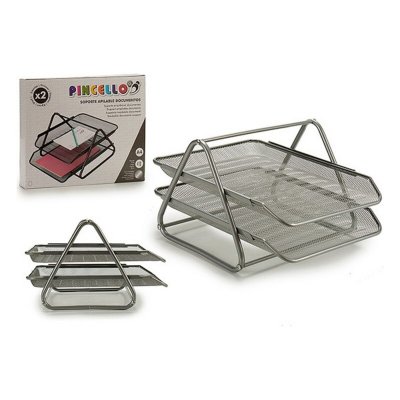 Bricka Grå Metall (2 pcs)