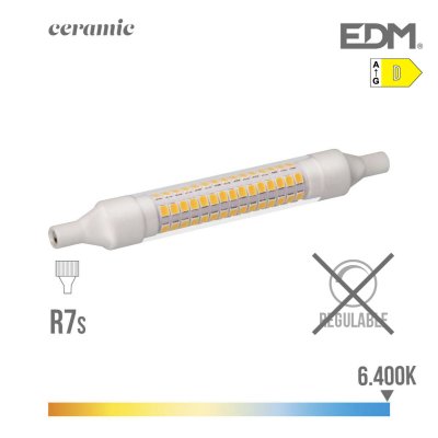 LED-lampa EDM D 9 W R7s 1100 Lm (6400K)
