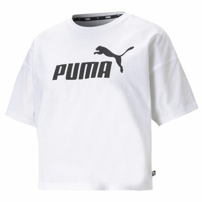 T-shirt med kortärm Dam Puma Essentials Vit (Storlek: M)