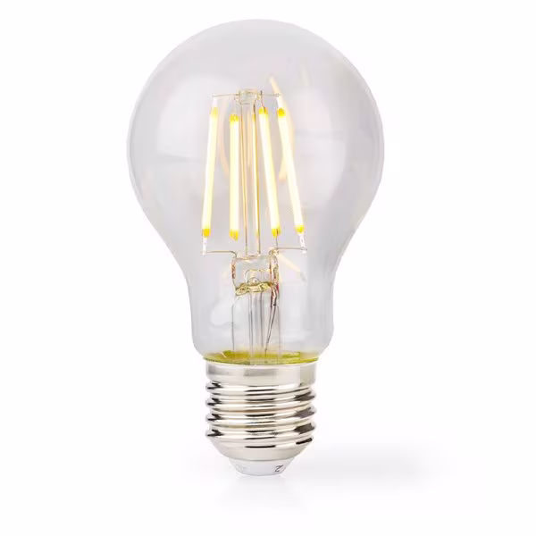 Nedis Klar LED-lampa Varmvit E27, A60, 4W, 470lm, 2700K