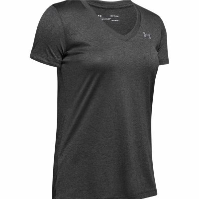 T-shirt med kortärm Dam Under Armour Tech SSV Grå (Storlek: S)