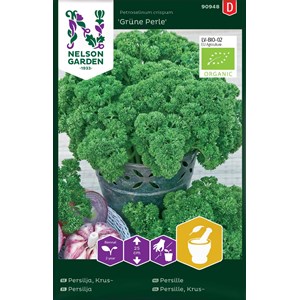 Fröer Nelson Garden Persilja Mosskrusig Grüne Perle Organic