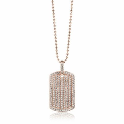 Damhalsband Sif Jakobs P1014-CZ-RG (25 cm)
