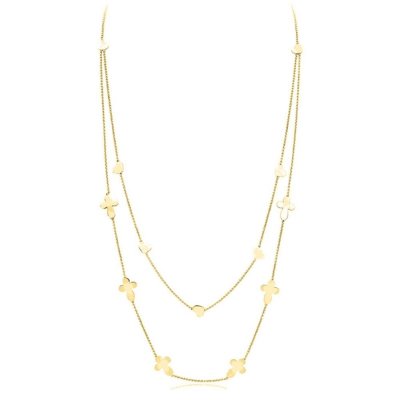 Damhalsband Amen CUORI CROCI DOPPIA