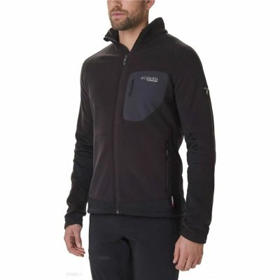 Tröja utan huva Herr Columbia Titan Pass™ 2.0 Svart (Storlek: XL)