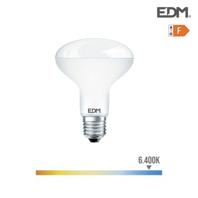 LED-lampa EDM E27 10 W F 810 Lm (6400K)