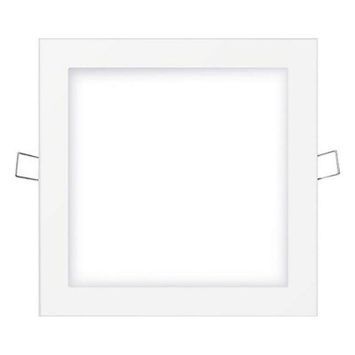 LED-lampa EDM Inbäddningsbar Vit 20 W 1500 Lm (6400 K) (20 x 20 cm) (22 x 22 cm)