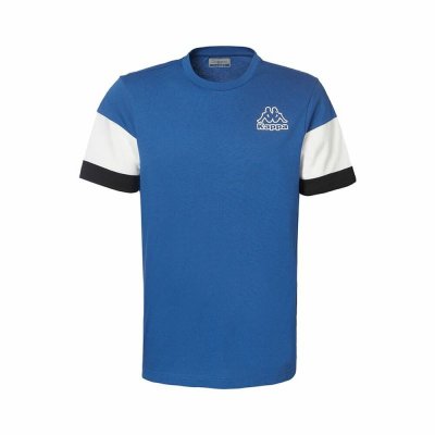 T-shirt med kortärm Herr Kappa Darg Indigo (Storlek: M)