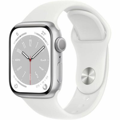 Smartklocka Apple Watch Series 8 WatchOS 9 Vit 32 GB 4G