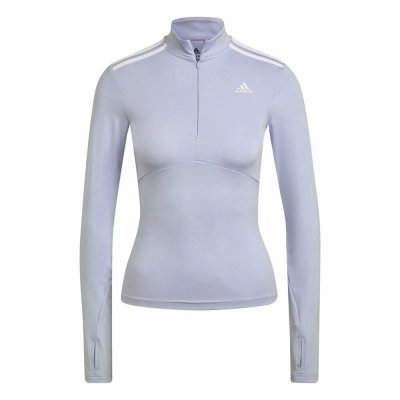 T-shirt med lång ärm Dam Adidas 3/4 Hyperglam W Lavendel (Storlek: S)