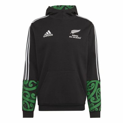 Tröja med huva Herr Adidas Maori Svart (Storlek: S)