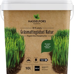 Gräsgödsel Hasselfors Natur KRAV, 10 l
