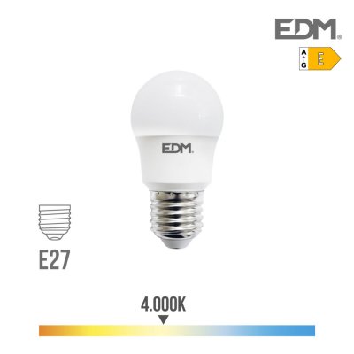 LED-lampa EDM 940 Lm E27 8,5 W E (4000 K)