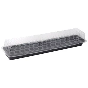 Minidrivhus Nelson Garden Solid m 3 pluggbrätte 14x68cm