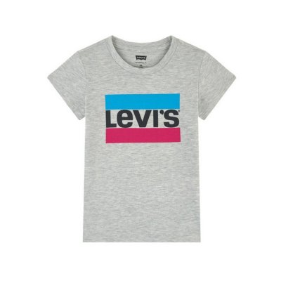 T-shirt med kortärm Barn Levi's Sportswear Logo Tee Grå (Storlek: 2 år)