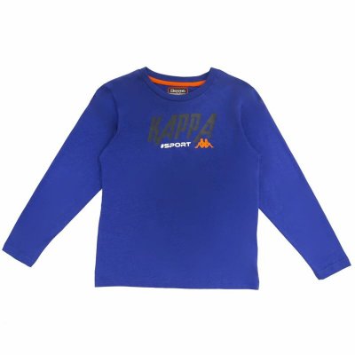 T-shirt med lång ärm Barn Kappa Sportswear Martial Blå (Storlek: 10 år)